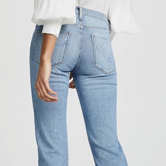 New HUDSON Nico Mid Rise Cigarette Jeans Fron Slits - Picture 8 of 11